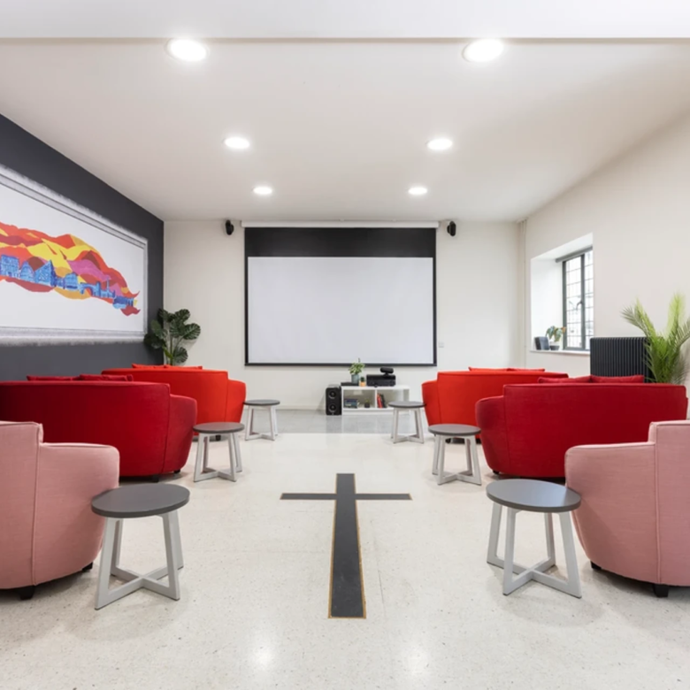 St Vincents Sheffield cinema room