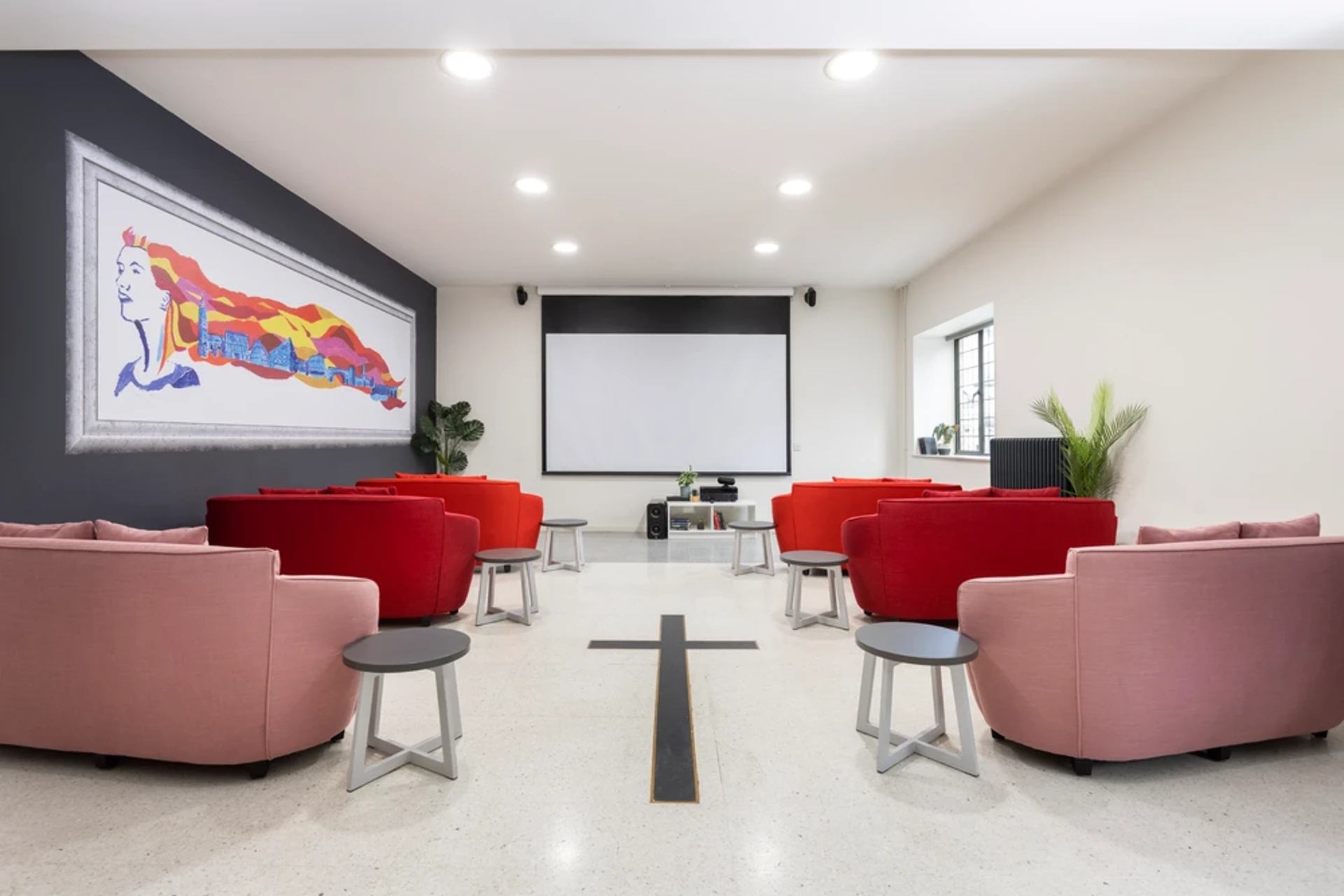 St Vincents Sheffield cinema room