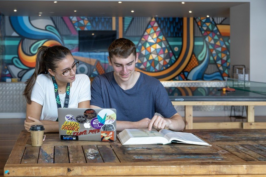 Sydney University Village communal kitchen games room