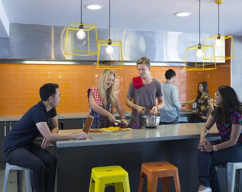 Sydney University Village kitchen