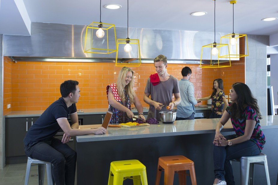 Sydney University Village kitchen
