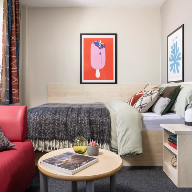 The Plaza leeds student accommodation studio