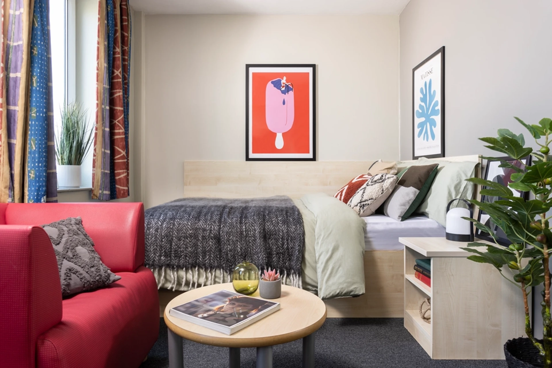 The Plaza leeds student accommodation studio