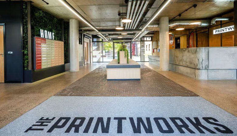 The Printworks Exeter Reception Entrance